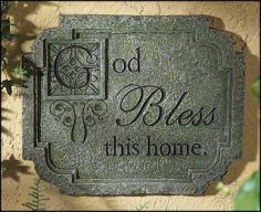 God Bless Home Wall