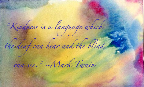 Kindness-Mark Twain