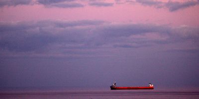 Red freighter study 5 - Erie Chapman 2011