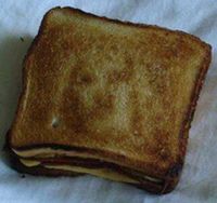 Jesus image in toast (2)