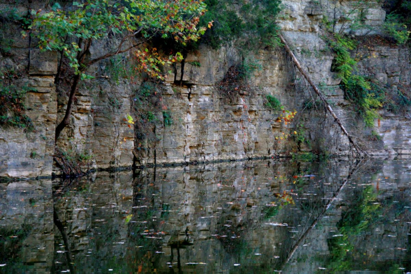 Life lake reflection - copyright erie chapman 2014