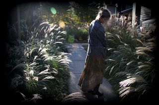 Woman against sun Woman against sun