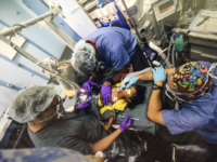 Caregivers over patient