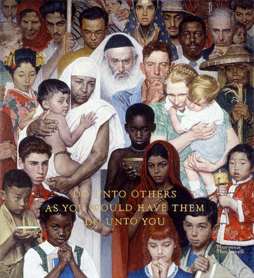 Norman Rockwell Do Onto Others Norman Rockwell Do Onto Others