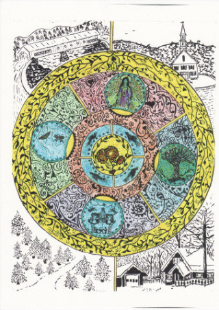 Moms mandala-Vermont
