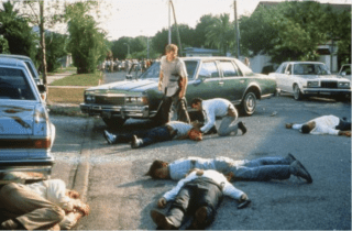 PRODUCTION STILL NBC FILM %22FBI MURDERS%22 1988
