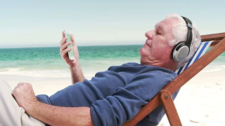 Retired man - stock copy