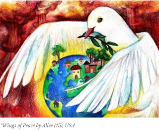 Wings of peace UN Art Contest 2012